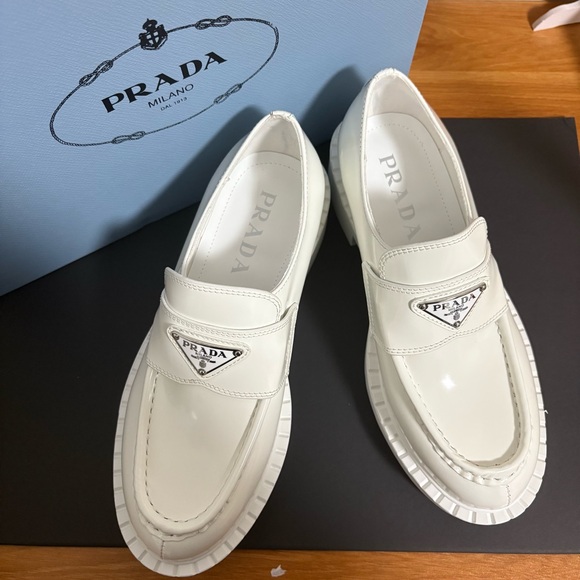 Prada chunky loafers